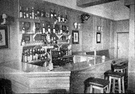 The Tartan Tavern interior view 1953